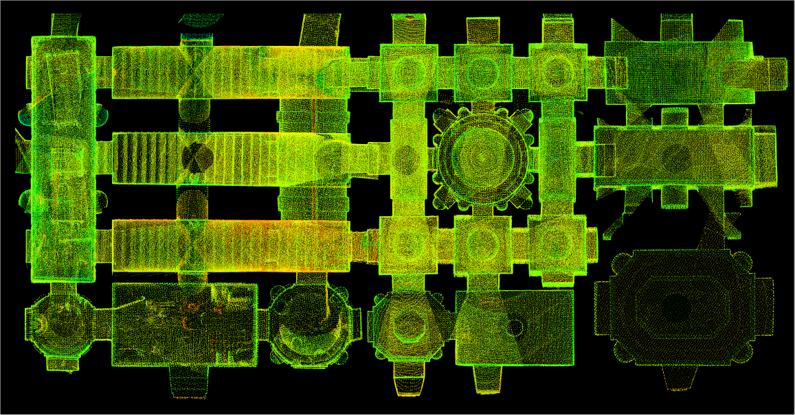 laser scanner Scala Santa appartamento dei nani Mantova Palazzo Ducale- mantovalab