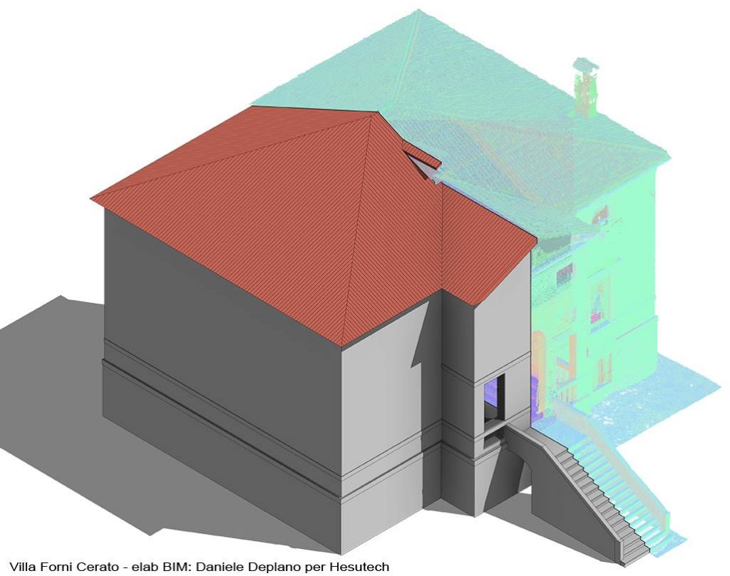 HBIM_Villa forni cerato_hesutech_MANTOVALAB