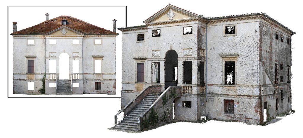 Palladio_Villa_Forni_Cerato_Rilievi_Hesutech_laser scanner data 3d